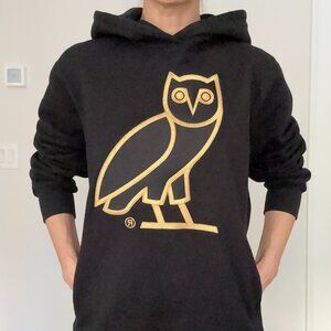 OVO Octobers Very Own OG Owl Hooded Sweatshirt Black Hoodie Size Medium Drake